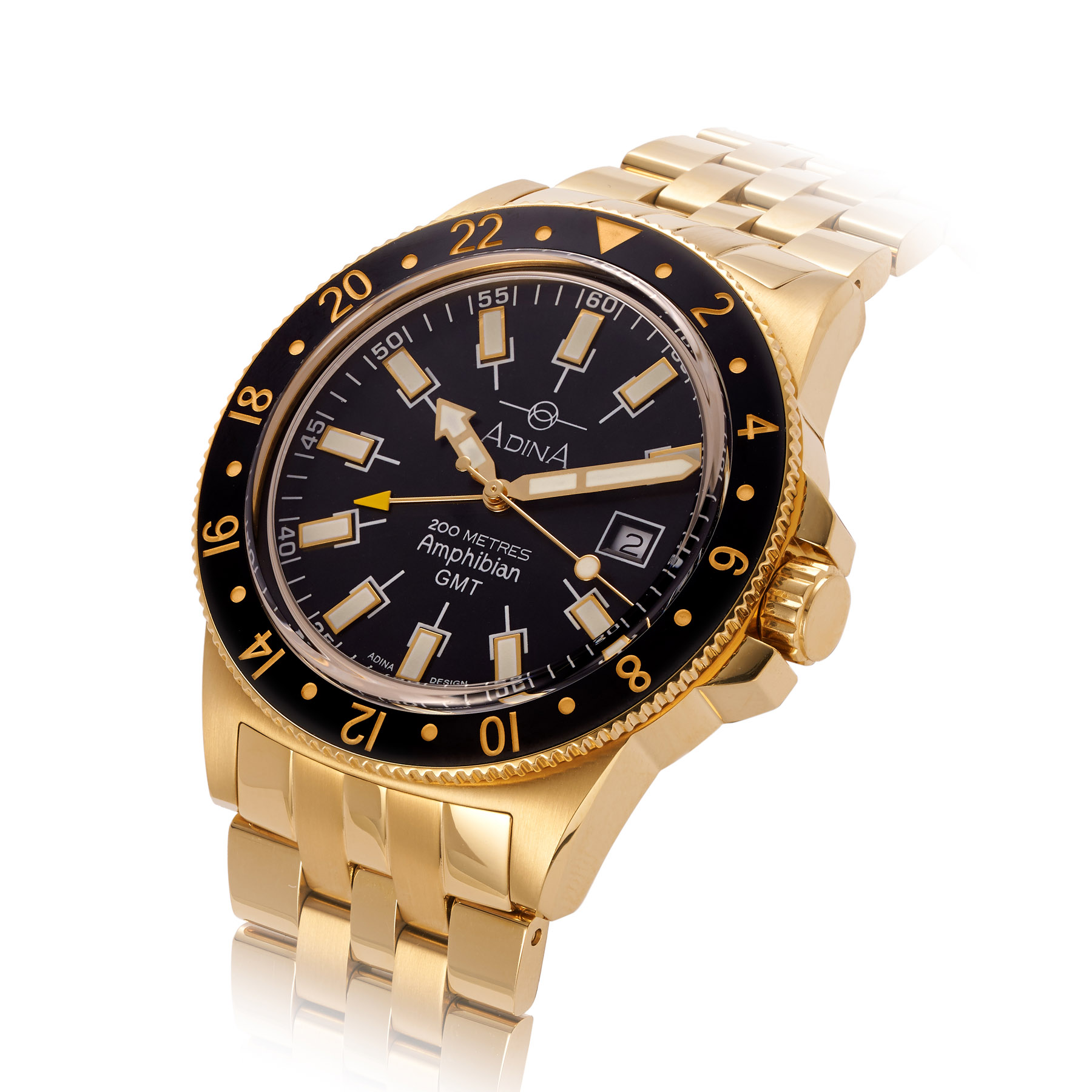 Gold dive outlet watch